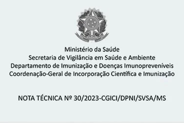 Nota Técnica Nº 30/2023-CGICI/DPNI/SVSA/MS