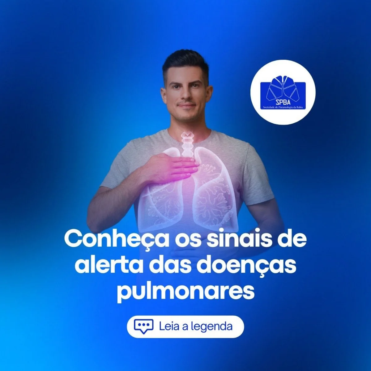 Conheça os sinais de alerta das Doenças Pulmonares- SPBA